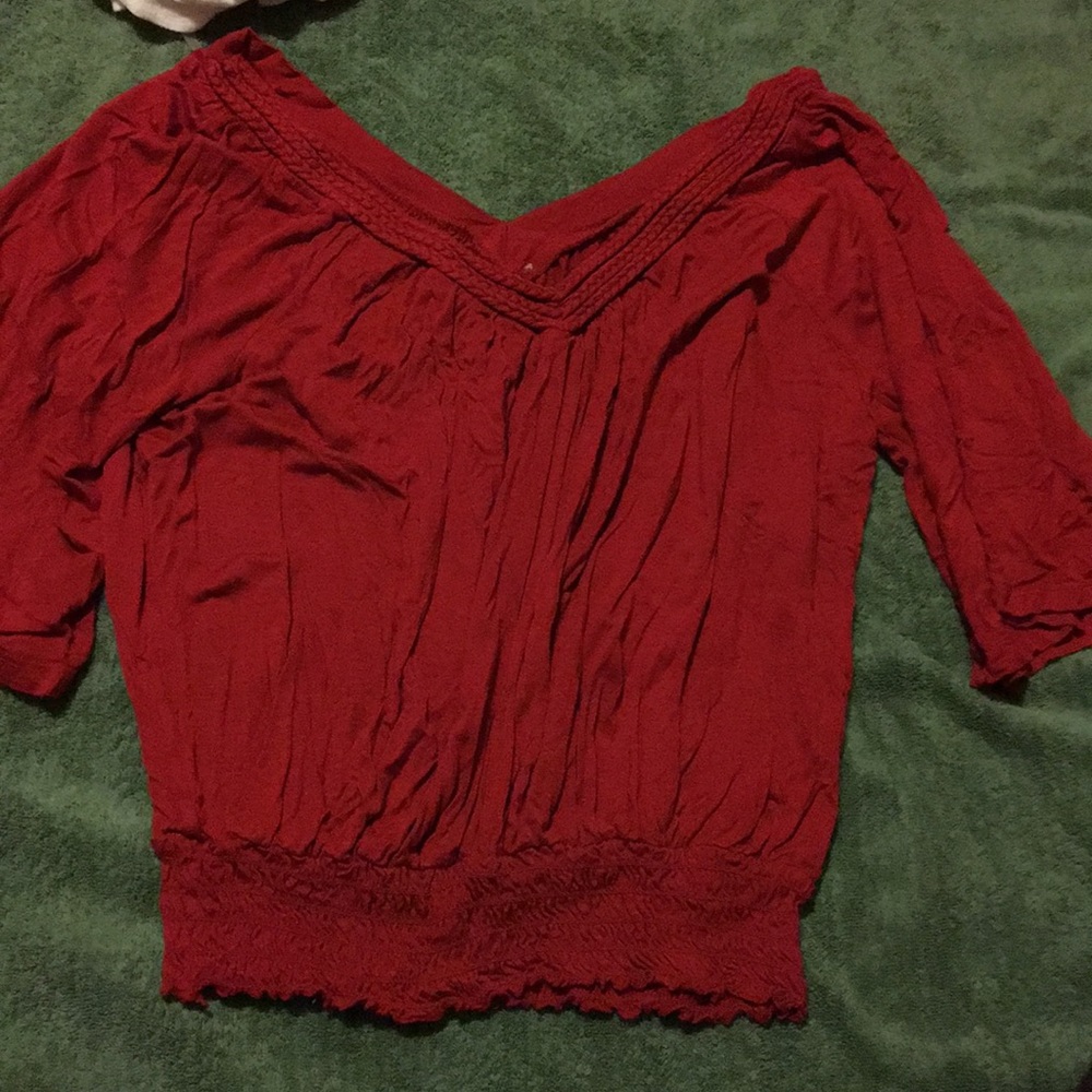 Beautiful red blouse